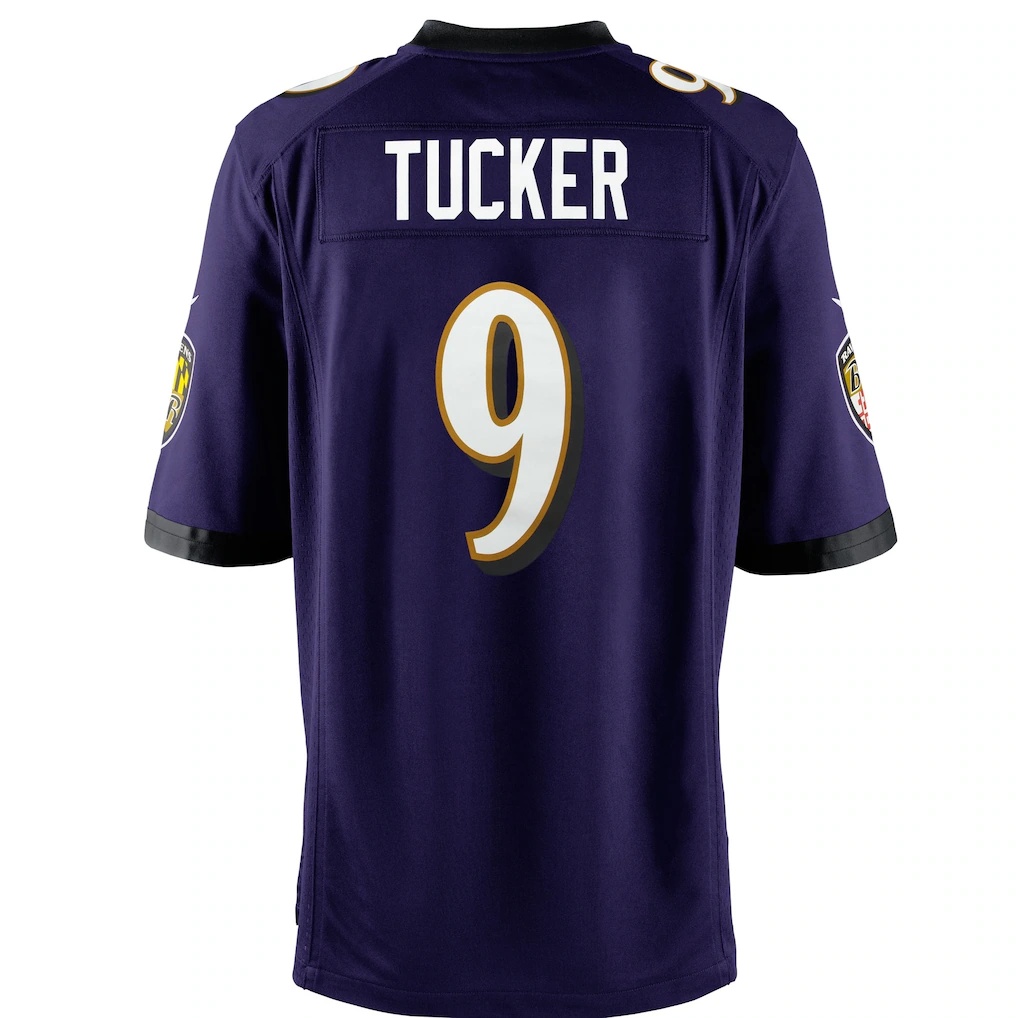 Justin Tucker Baltimore Ravens Nike Youth Game Jersey