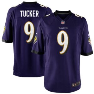 Justin Tucker Baltimore Ravens Nike Youth Game Jersey