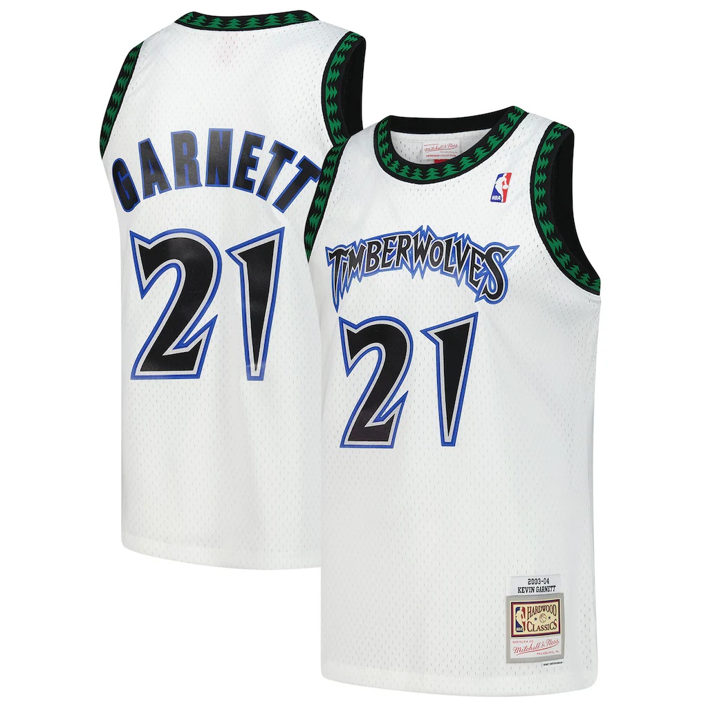 Kevin Garnett Minnesota Timberwolves Mitchell & Ness Hardwood Classics Swingman Jersey