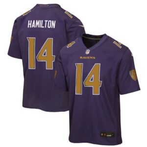Kyle Hamilton Baltimore Ravens Nike Youth Alternate 2 Game Jersey