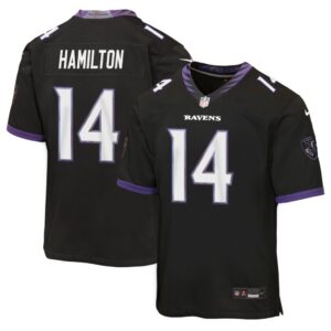 Kyle Hamilton Baltimore Ravens Nike Youth Alternate Game Jersey