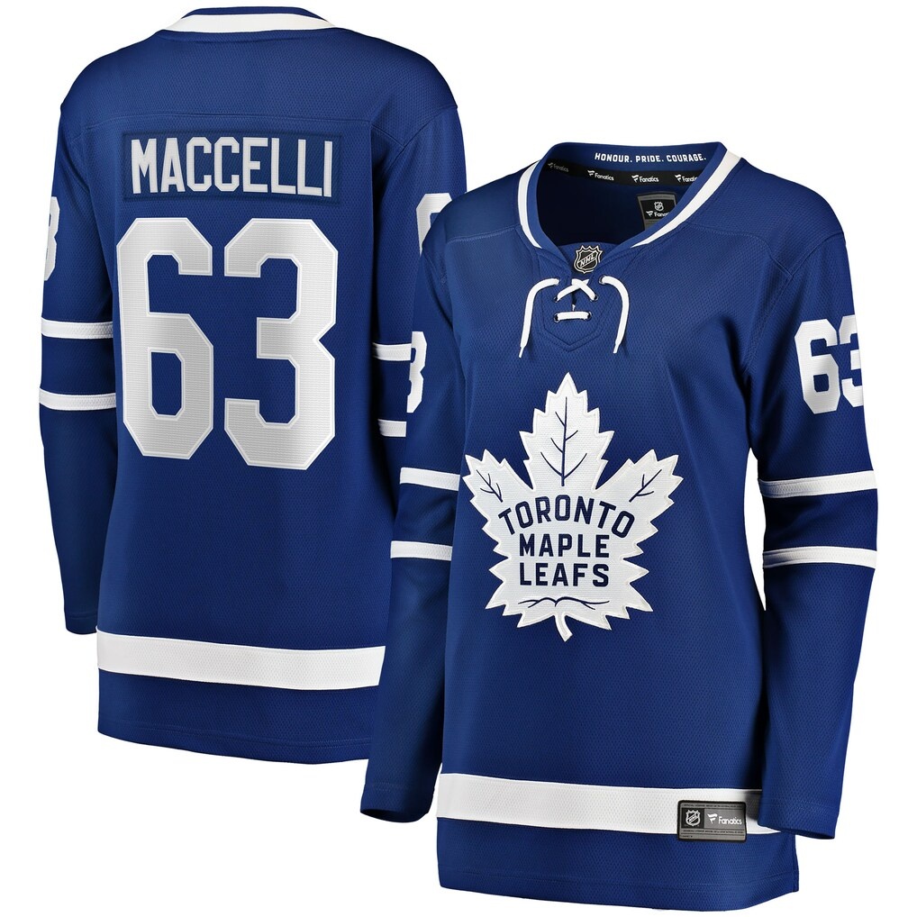 Matias Maccelli Toronto Maple Leafs Fanatics Women’s Home Breakaway Jersey