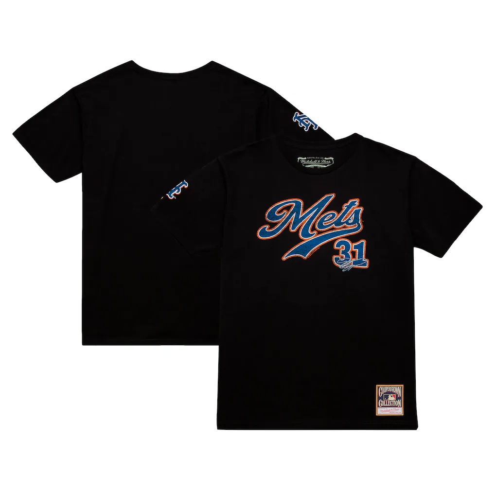 Mike Piazza New York Mets Mitchell & Ness Cooperstown Collection Player T-Shirt