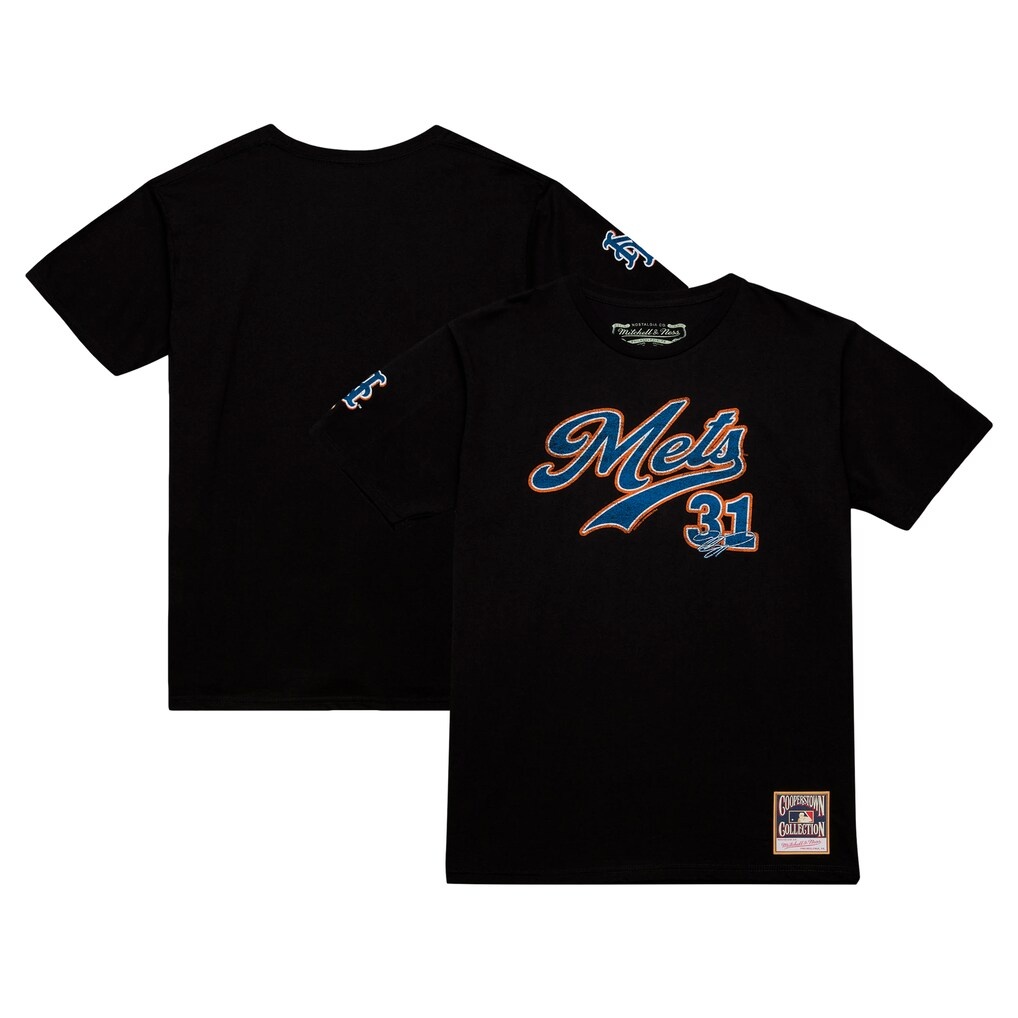 Mike Piazza New York Mets Mitchell & Ness Cooperstown Collection Player T-Shirt