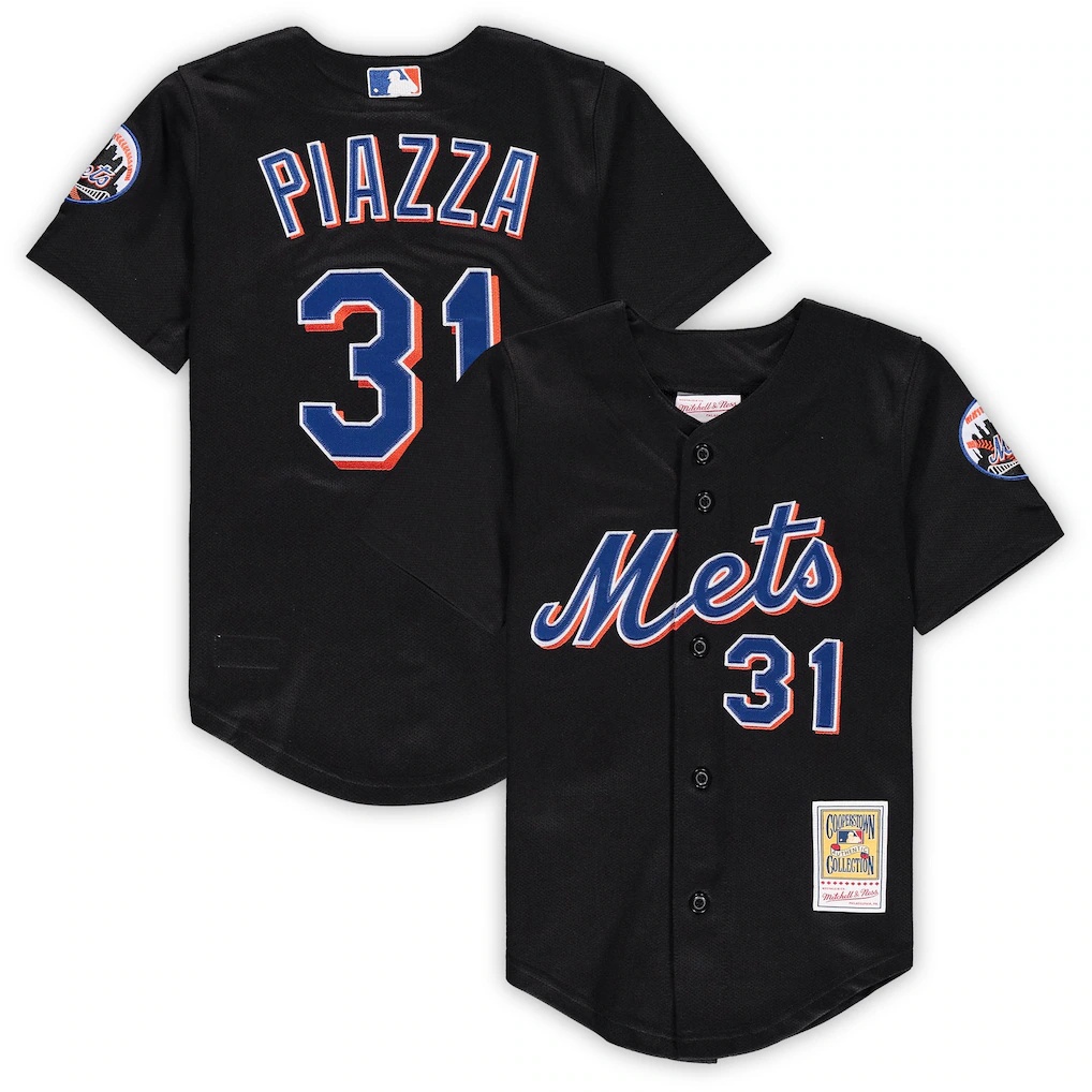 Mike Piazza New York Mets Mitchell & Ness Preschool & Toddler Cooperstown Collection Mesh Jersey