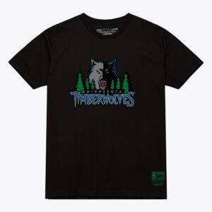 Minnesota Timberwolves Mitchell & Ness Unisex Hardwood Classics Arch T-Shirt