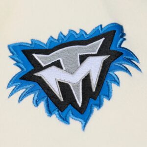 Minnesota Timberwolves Mitchell & Ness Hardwood Classics Chainstitch Premium Fleece Hoodie
