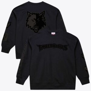 Minnesota Timberwolves Mitchell & Ness Phantom Fleece Sweatshirt