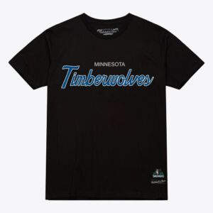 Minnesota Timberwolves Mitchell & Ness Vintage Wordmark T-Shirt