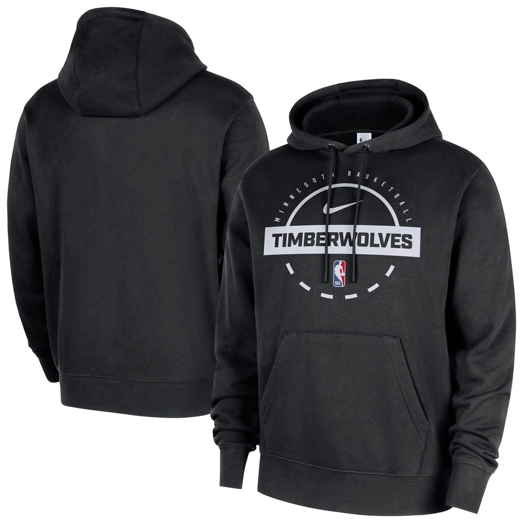 Minnesota Timberwolves Nike 2025/26 Authentic Practice Club Pullover Hoodie