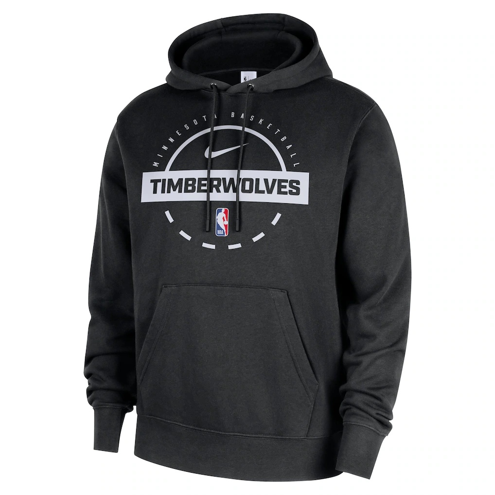 Minnesota Timberwolves Nike 2025/26 Authentic Practice Club Pullover Hoodie