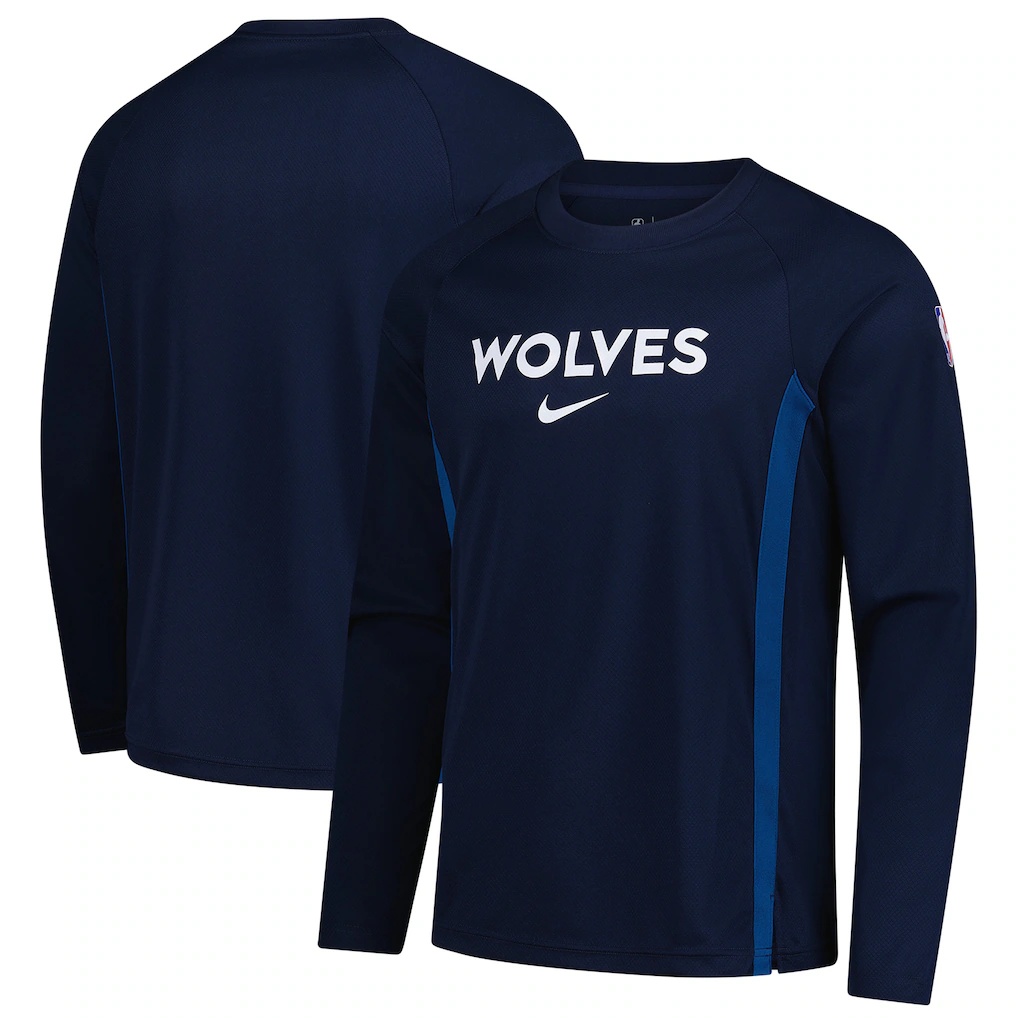 Minnesota Timberwolves Nike 2025/26 Authentic Pre-Game Legend Dri-FIT Long Sleeve Shooting Shirt