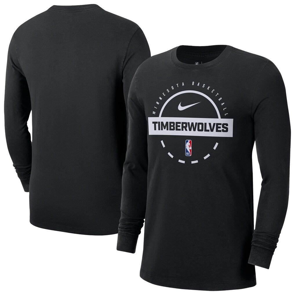 Minnesota Timberwolves Nike Authentic Long Sleeve Practice T-Shirt