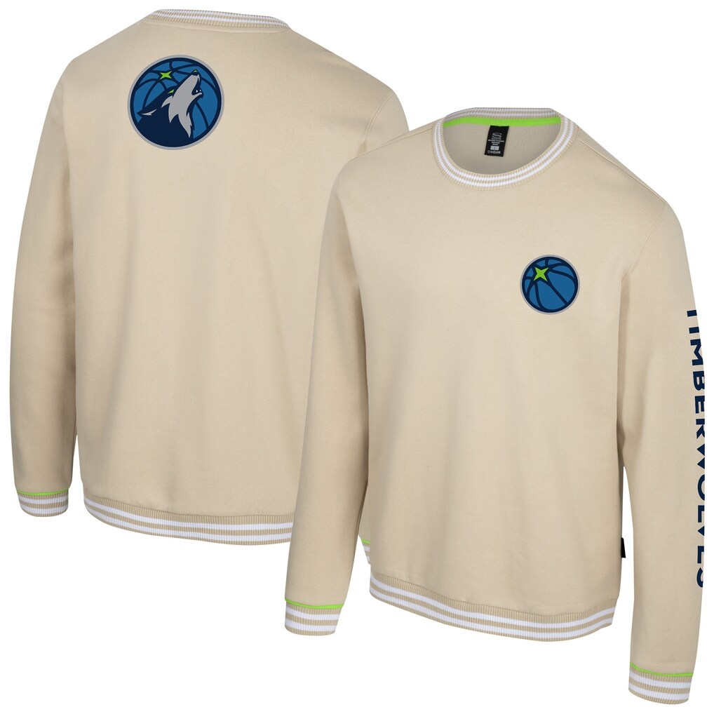 Minnesota Timberwolves Stadium Essentials Unisex Halftime Pullover Sweatshirt – Natural