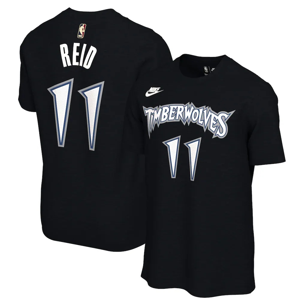 Naz Reid Minnesota Timberwolves Nike Unisex  Name & Number T-Shirt – Classic Edition