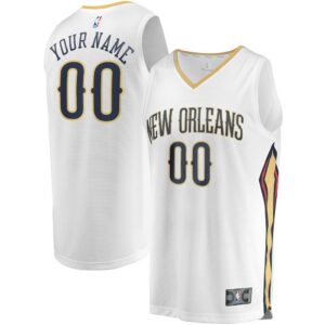 New Orleans Pelicans Fanatics Unisex Custom Fast Break Jersey - Association Edition