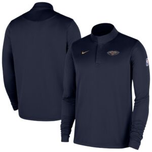 New Orleans Pelicans Nike 2025/26 Authentic Coaches Quarter-Zip Dri-Fit Top