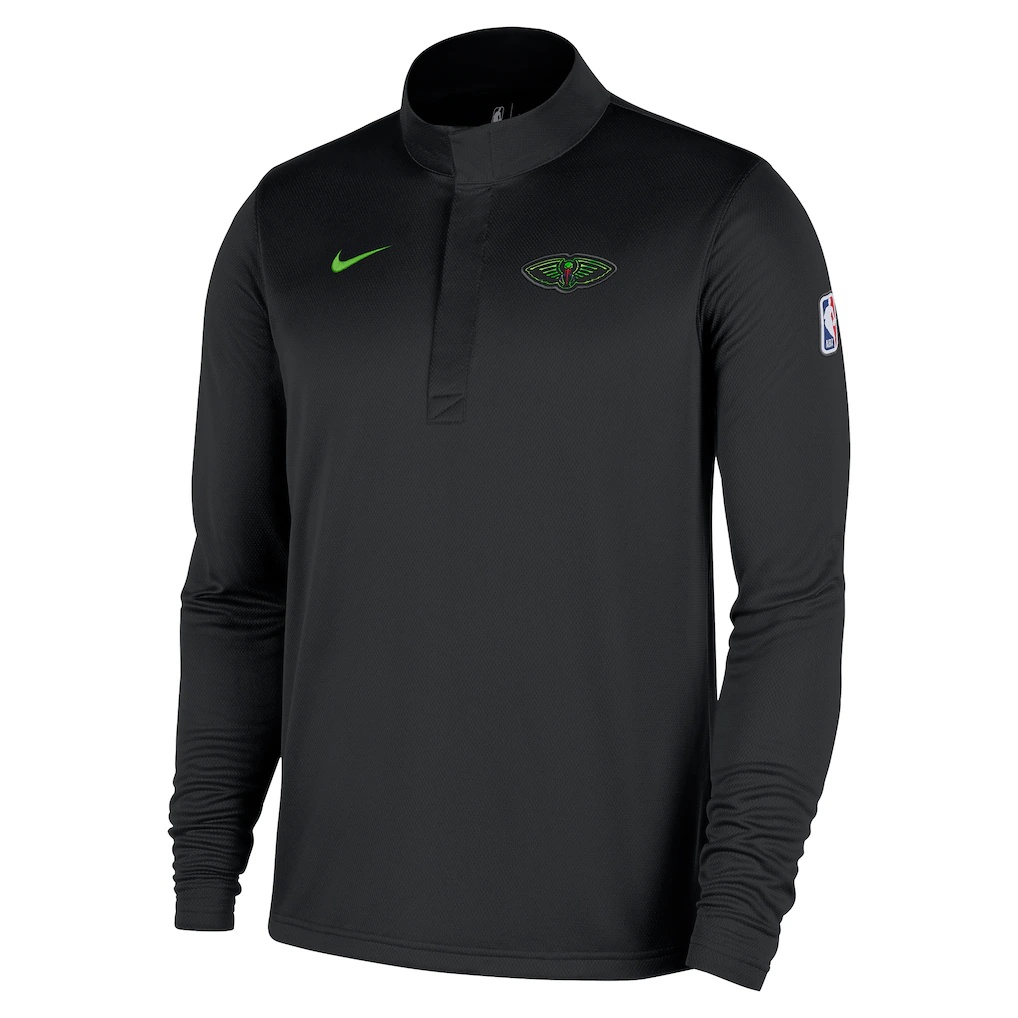 New Orleans Pelicans Nike 2025/26 City Edition Remix Authentic Coaches Dri-FIT Half-Zip Top