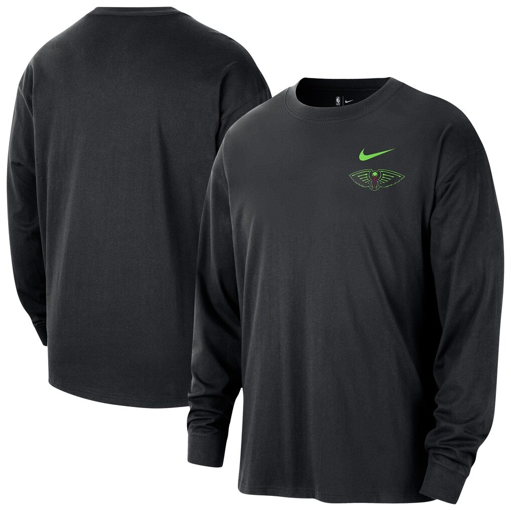 New Orleans Pelicans Nike 2025/26 City Edition Remix Essential Logo Long Sleeve T-Shirt
