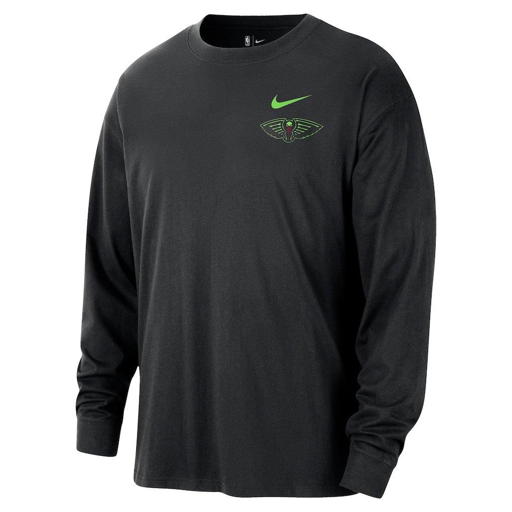 New Orleans Pelicans Nike 2025/26 City Edition Remix Essential Logo Long Sleeve T-Shirt