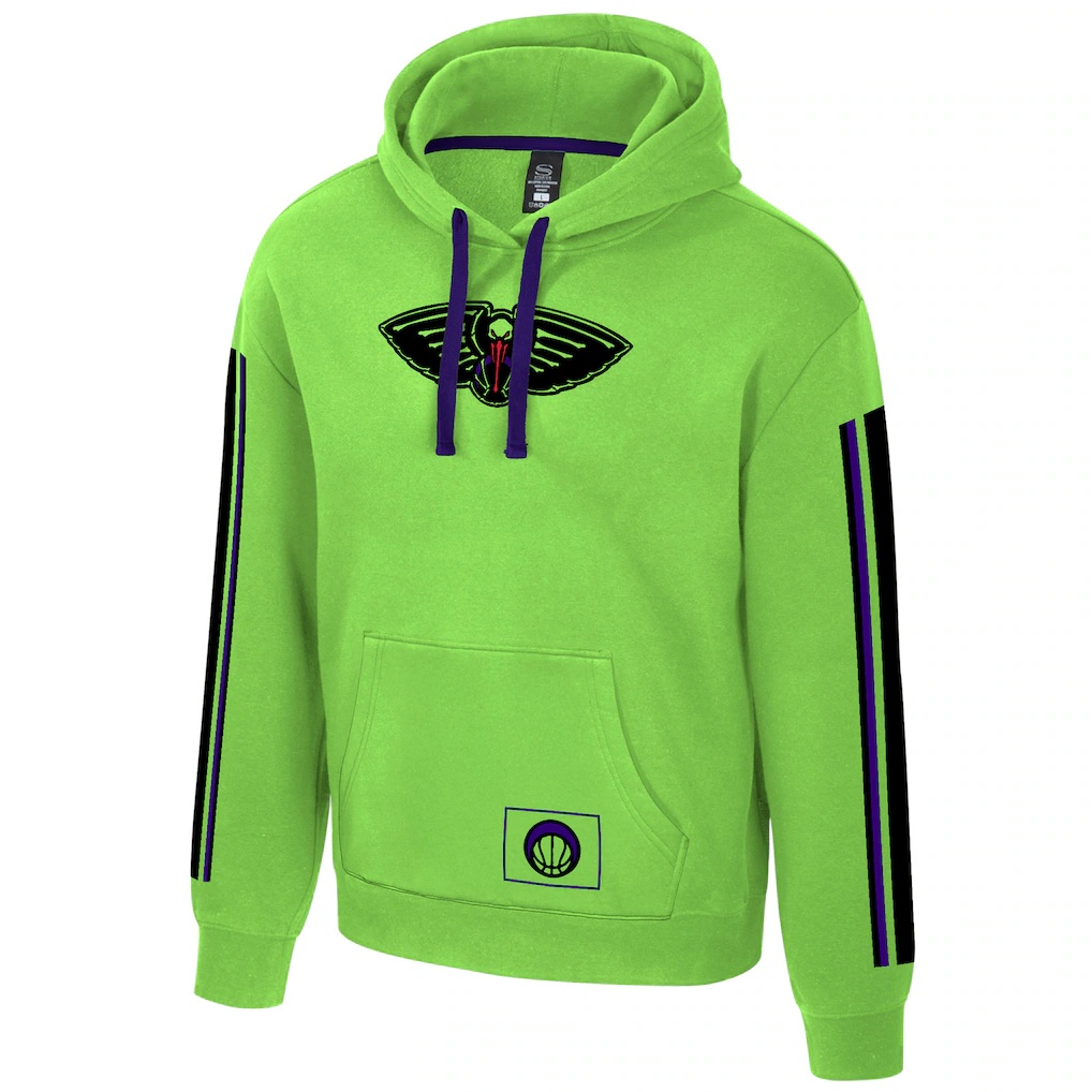 New Orleans Pelicans Stadium Essentials Unisex 2025/26 City Edition City Star Hoodie – Neon Green
