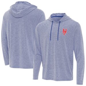 New York Mets Antigua Changeover Hoodie - Heather Royal