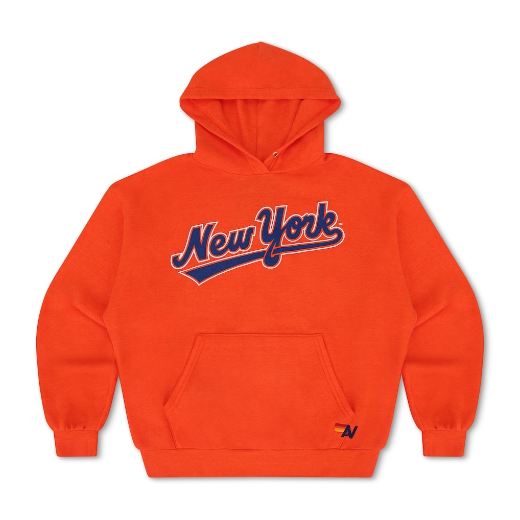 New York Mets Aviator Nation x MLB Unisex Relaxed Tri-Blend Hoodie