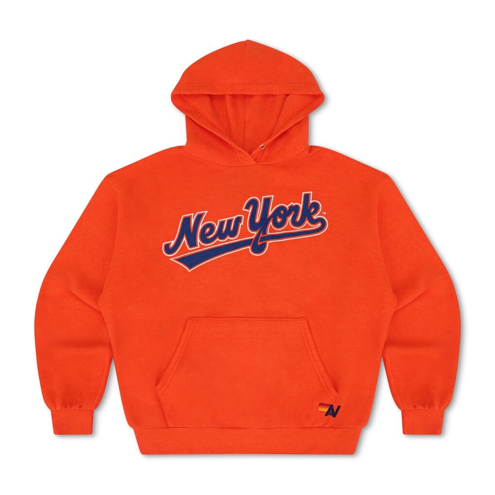 New York Mets Aviator Nation x MLB Unisex Relaxed Tri-Blend Hoodie