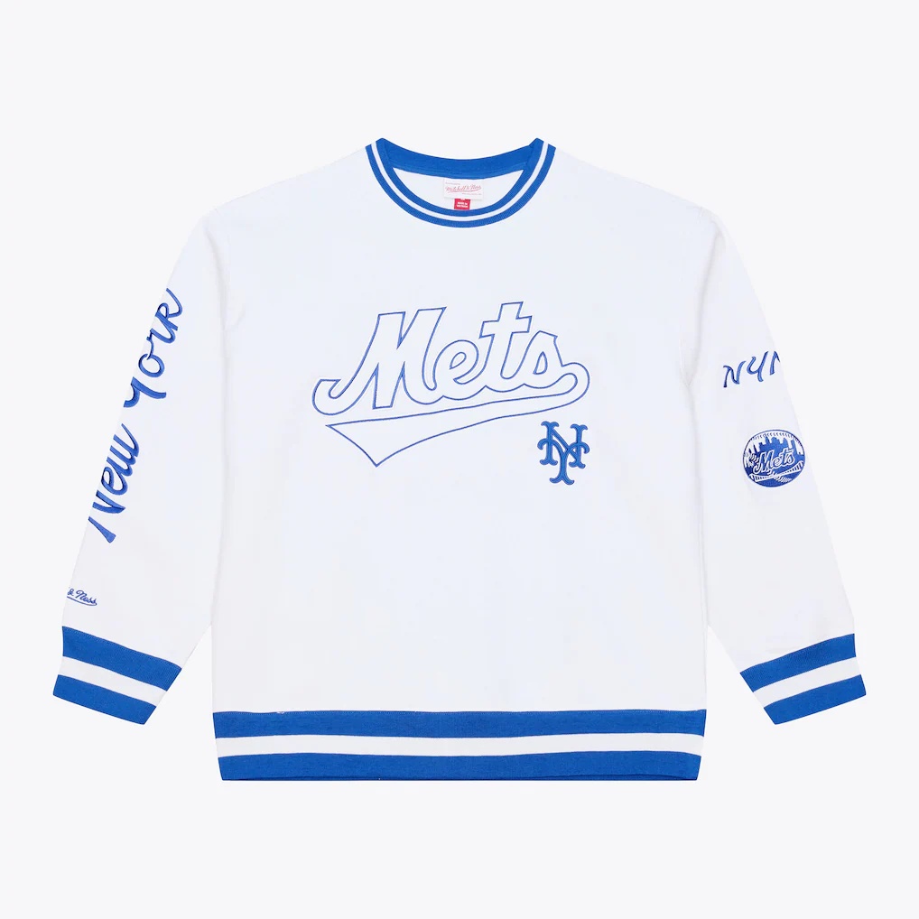 New York Mets Mitchell & Ness Arctic Fleece Sweatshirt