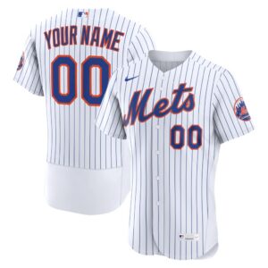 New York Mets Nike Home Authentic Custom Jersey