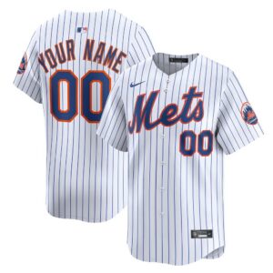 New York Mets Nike Home Limited Custom Jersey