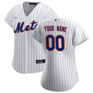 New York Mets Nike Women's Home Replica Custom Jersey