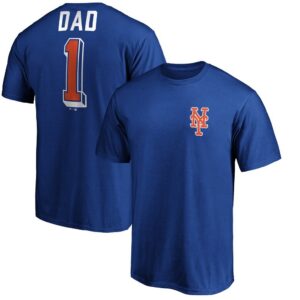 New York Mets Number One Dad T-Shirt - Royal