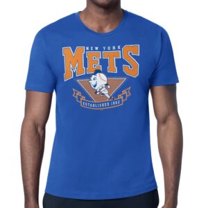 New York Mets Starter ‘80s Inspired T-Shirt - Royal