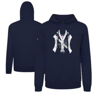 New York Yankees Levelwear Distressed Podium Acumen Pullover Hoodie