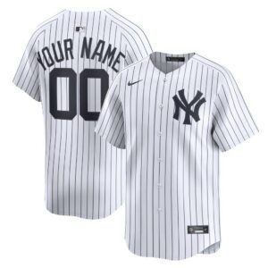New York Yankees Nike Home Limited Custom Jersey