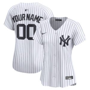 New York Yankees Nike Women's Home Limited Custom Jersey