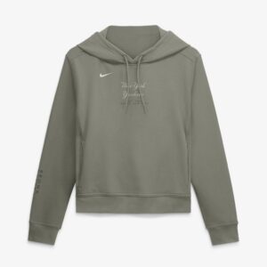 New York Yankees Nike Women's One Tri-Blend Dri-FIT Hoodie - Olive