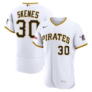 Paul Skenes Pittsburgh Pirates Nike Home Authentic Sponsor Patch Jersey