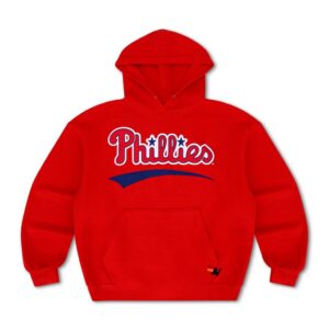 Philadelphia Phillies Aviator Nation x MLB Unisex Relaxed Tri-Blend Hoodie