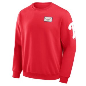 Philadelphia Phillies Darius Rucker Collection by Fanatics Washed Crew Neck Pullover Sweatshirt