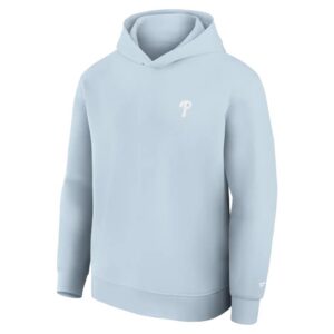 Philadelphia Phillies Fanatics Clutch Tri-Blend Hoodie - Light Blue