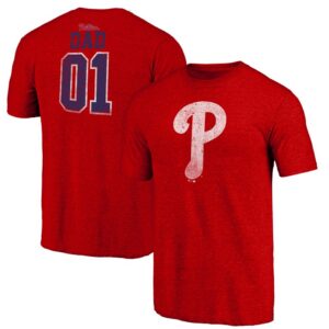 Philadelphia Phillies Father's Day Greatest Dad Tri-Blend T-Shirt