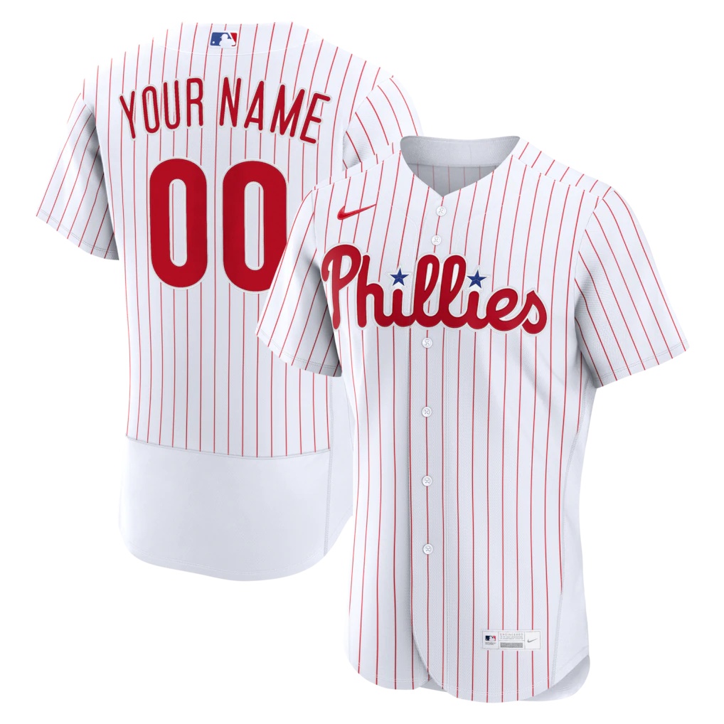 Philadelphia Phillies Nike Home Authentic Custom Jersey