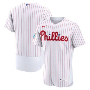 Philadelphia Phillies Nike Home Sponsor Patch Authentic Jersey