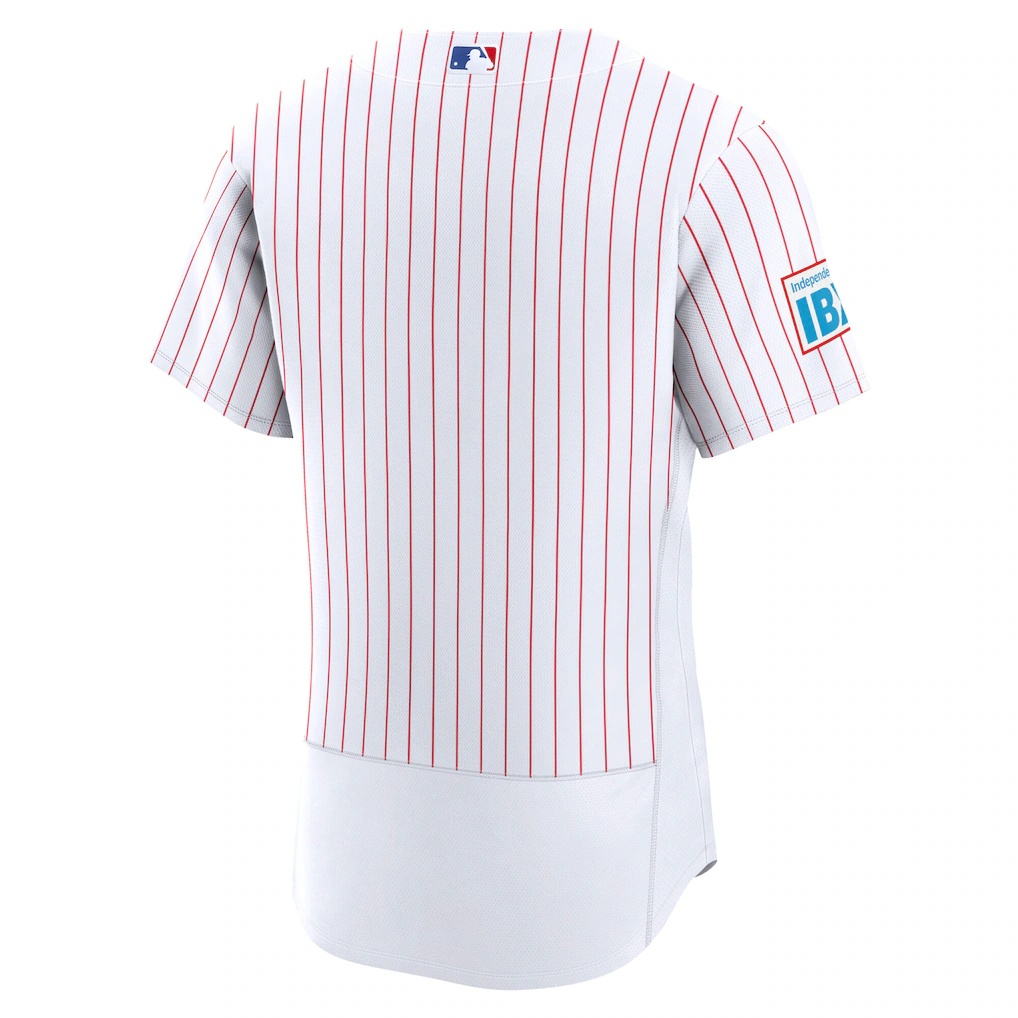 Philadelphia Phillies Nike Home Sponsor Patch Authentic Jersey