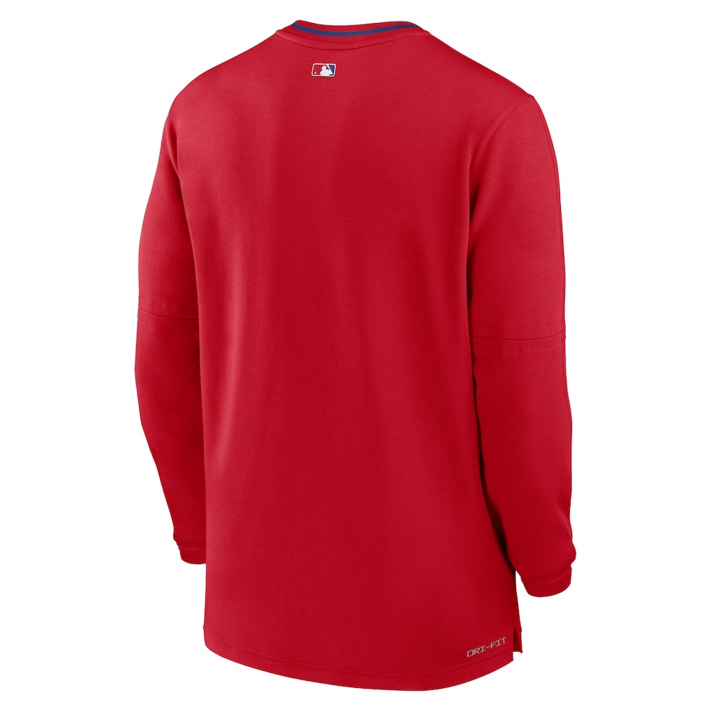 Philadelphia Phillies Nike Authentic Collection Performance Half-Zip Top