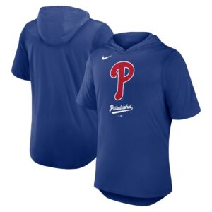 Philadelphia Phillies Nike Tri-Blend Hoodie T-Shirt - Royal