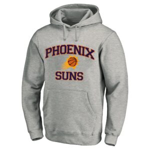 Phoenix Suns Big & Tall Heart & Soul Pullover Hoodie - Heathered Gray