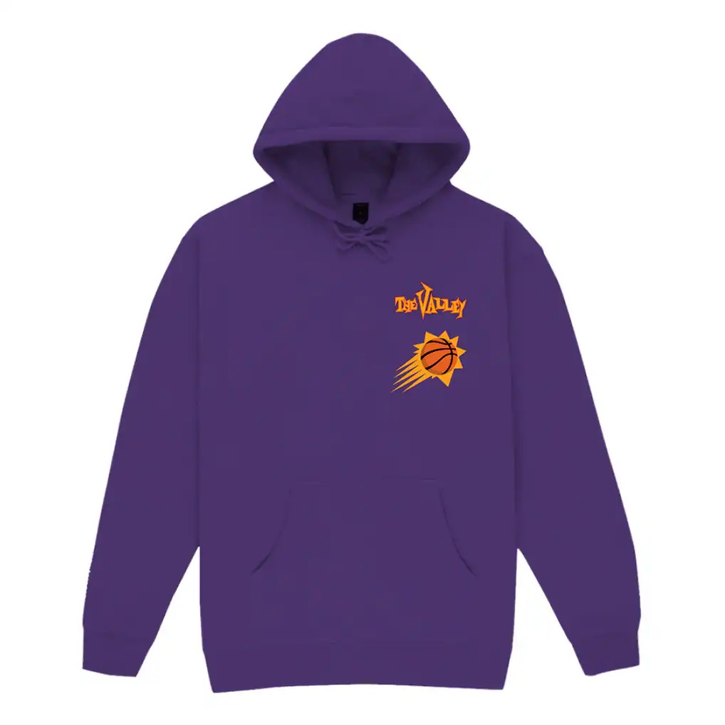 Phoenix Suns Bleacher Report x Mitchell & Ness Unisex Backstage Crew Pullover Hoodie